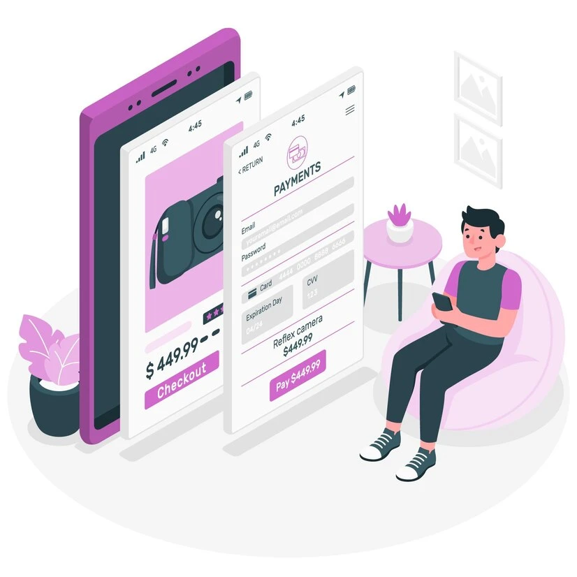 Customer Login page Image