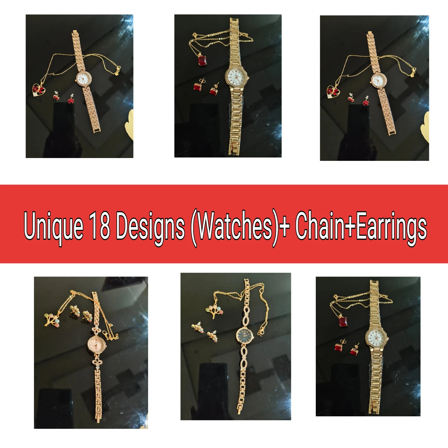 Watch+Earrings+Chain